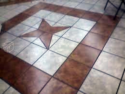 Alfombra con estrella central