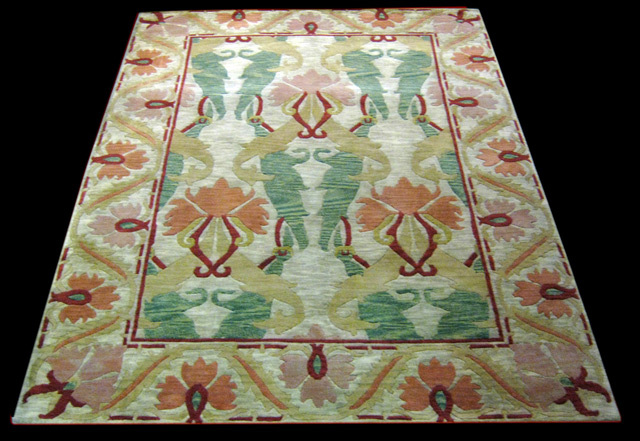 Alfombra de Lana Diseño William Morris  medida