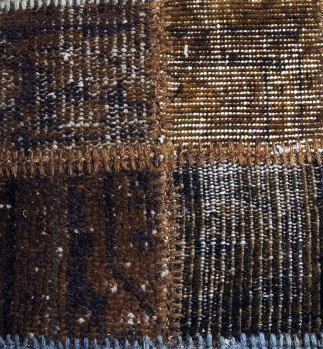 ALFOMBRA PATCHWORK  MARRON 