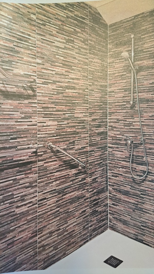 alicatado ducha con apoyos