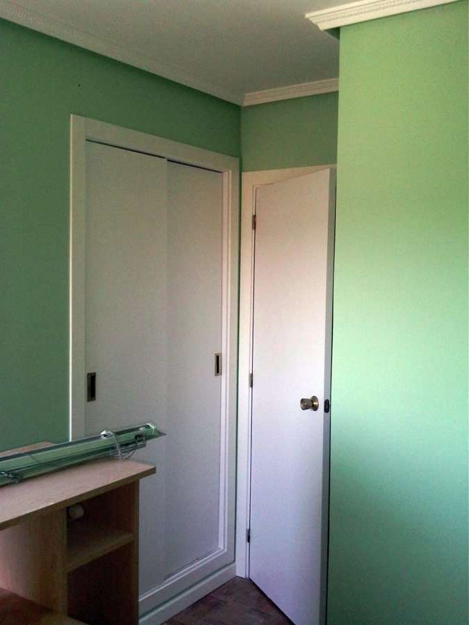 alisado de gotele y lacado de puertas