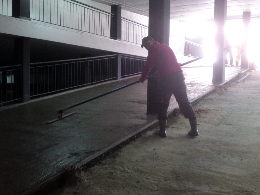 alisado de la solera.