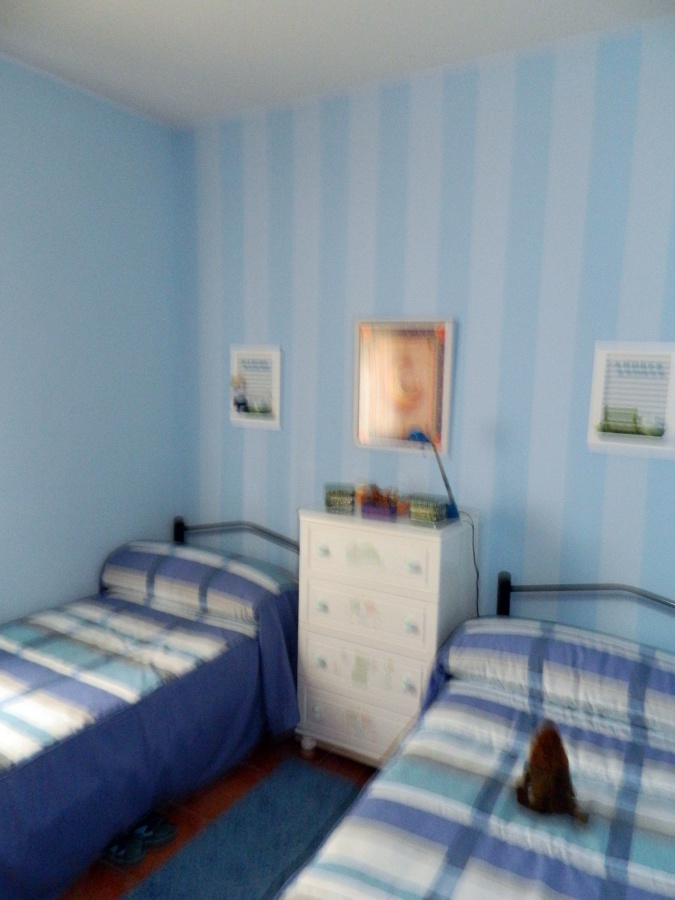 alisado y decoracion con rayas en dos tonos