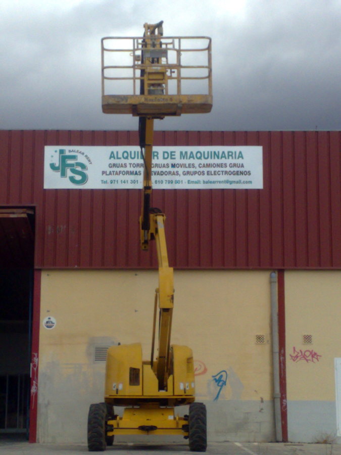Alquiler de plataformas elevadoras