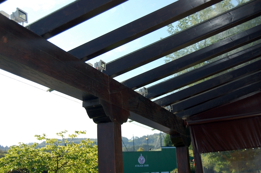 Alumbrado terraza Hotel-Restaurante Atalaia