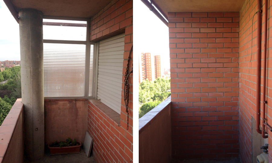 Ampliación de dormitorio con terraza