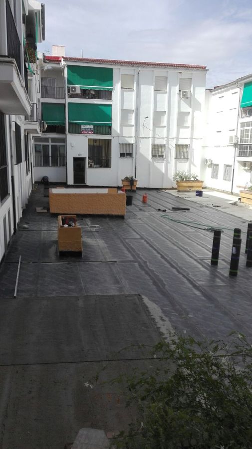 IMPERMEABILIZACIÓN PLAZA ANTES