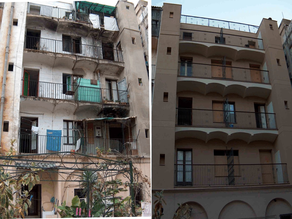 Antes y después de una restauración