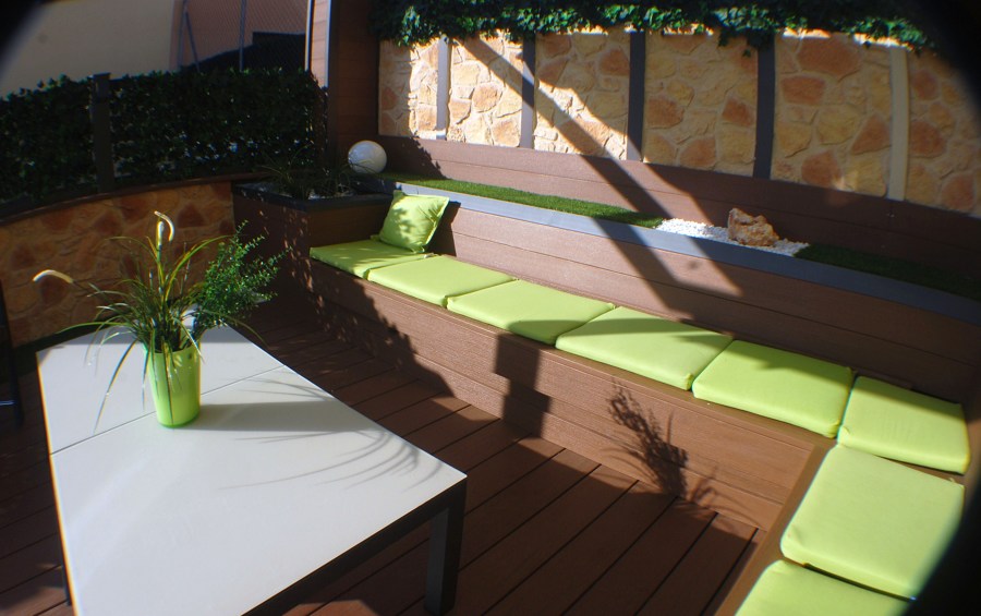 Gran terraza volada. Chalet Segovia. (2011)