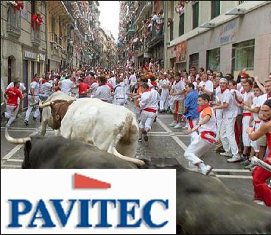 Antideslizante Pavitec en las calles de san fermines