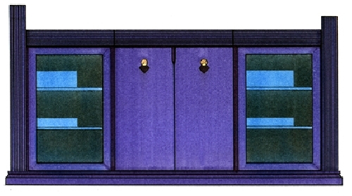 Aparador-Vitrina Santa Bàrbara