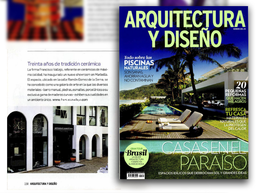 Apariciones en prensa. Arquitectura y Diseño