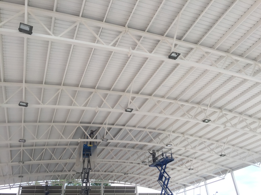 Ignifugación de estructura metálcia cubierta Procaval