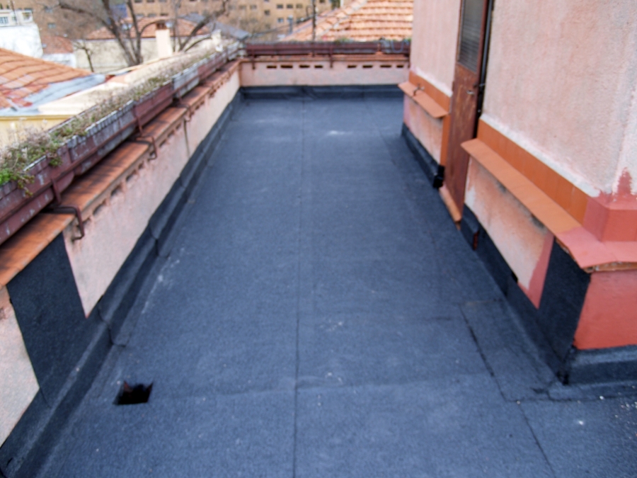 IMPERMEABILIZACION TERRAZA CON DOBLE LAMINA POLIMERICA 