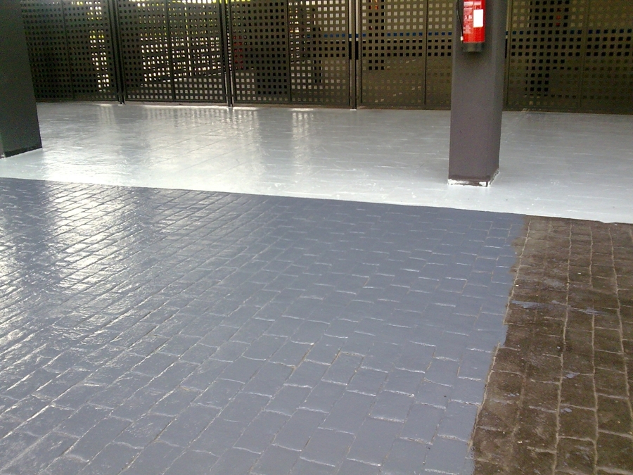 APLICACION DE RESINAS EPOXI EN GARAJES