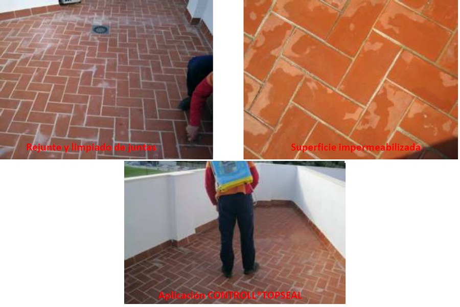 Aplicación en cubiertas.