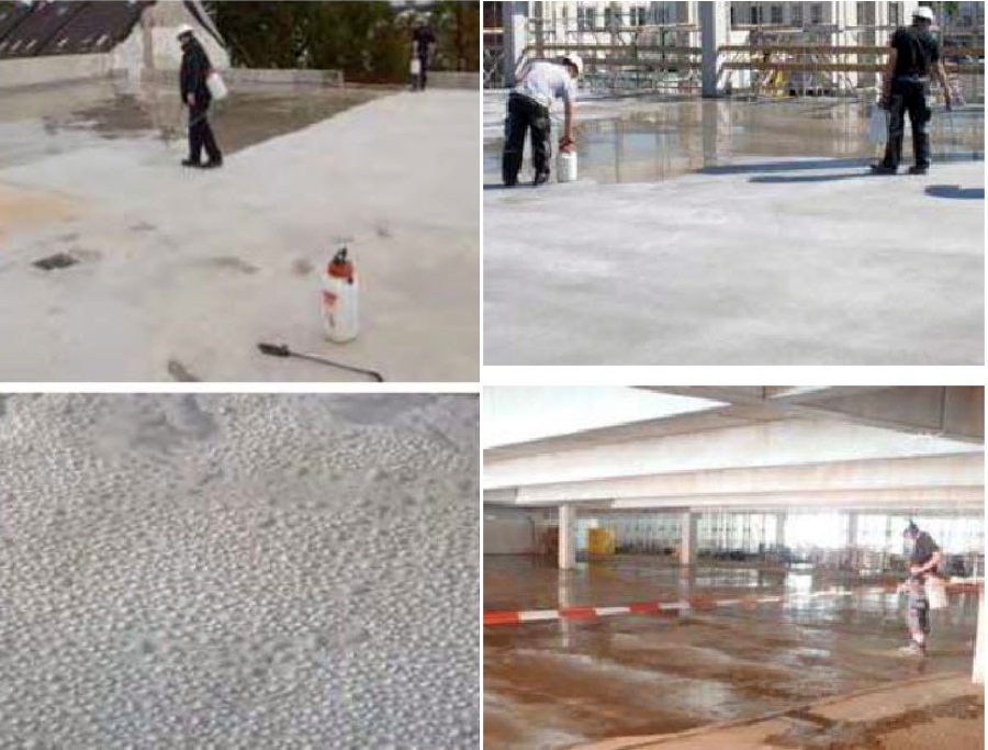 Aplicación en soleras.