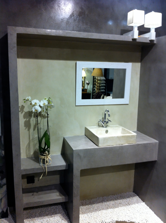 aplicación microcemento en exposición