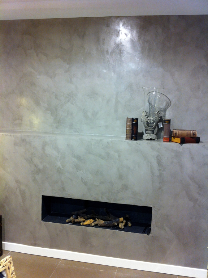 aplicación microcemento en exposición