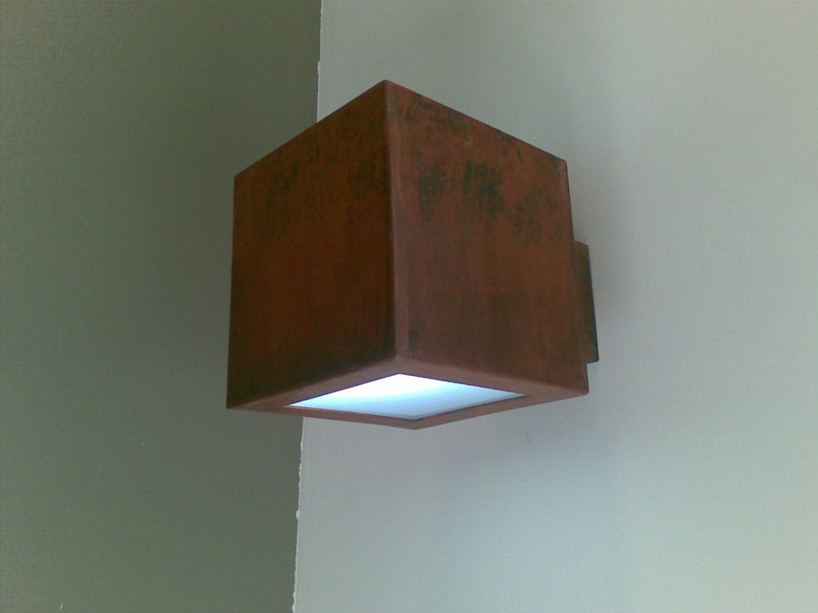 Aplique acero corten