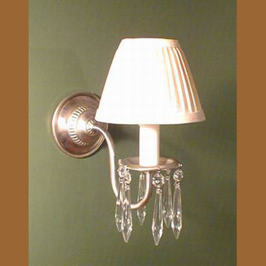 Aplique de una luz cromo