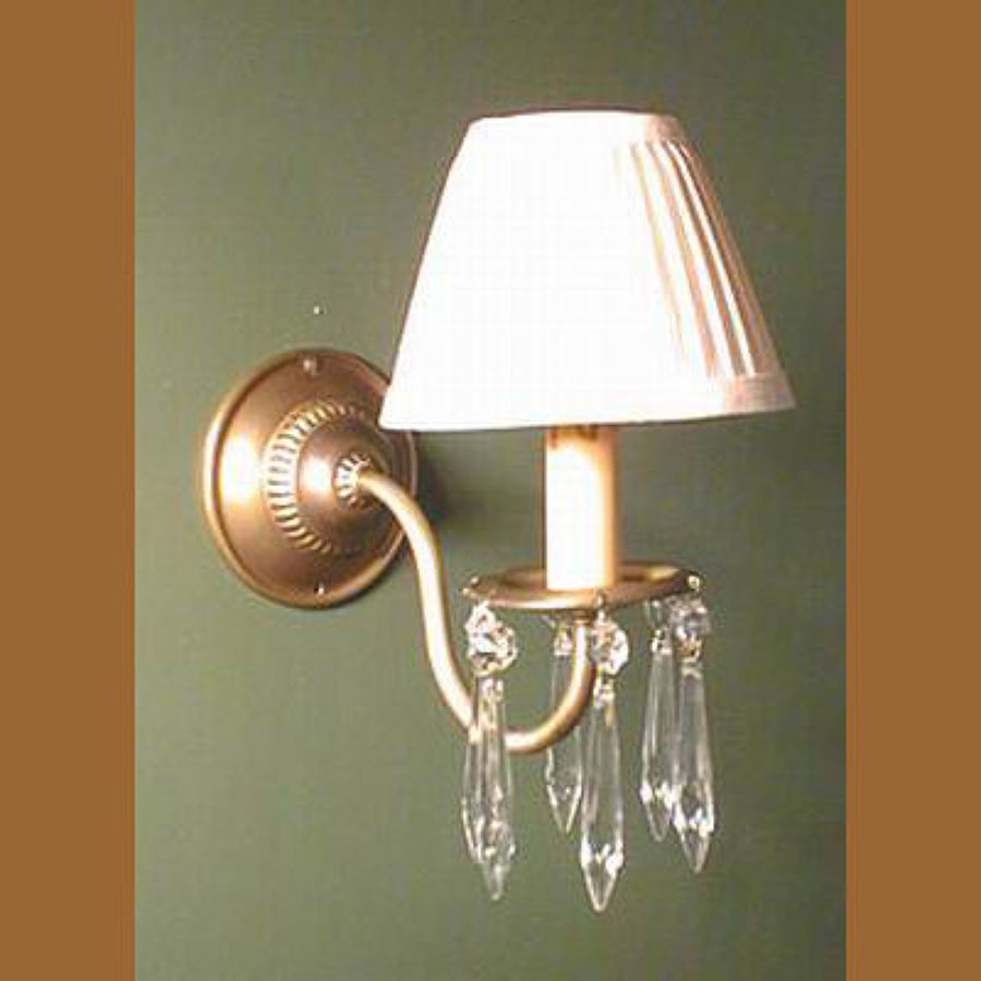 Aplique de una luz cromo