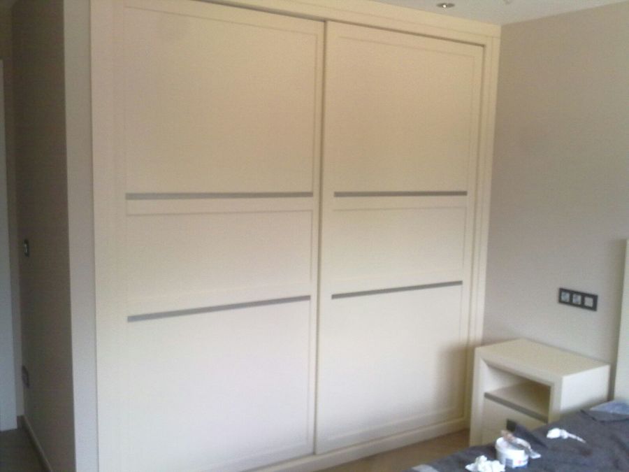 Armario corredera blanco