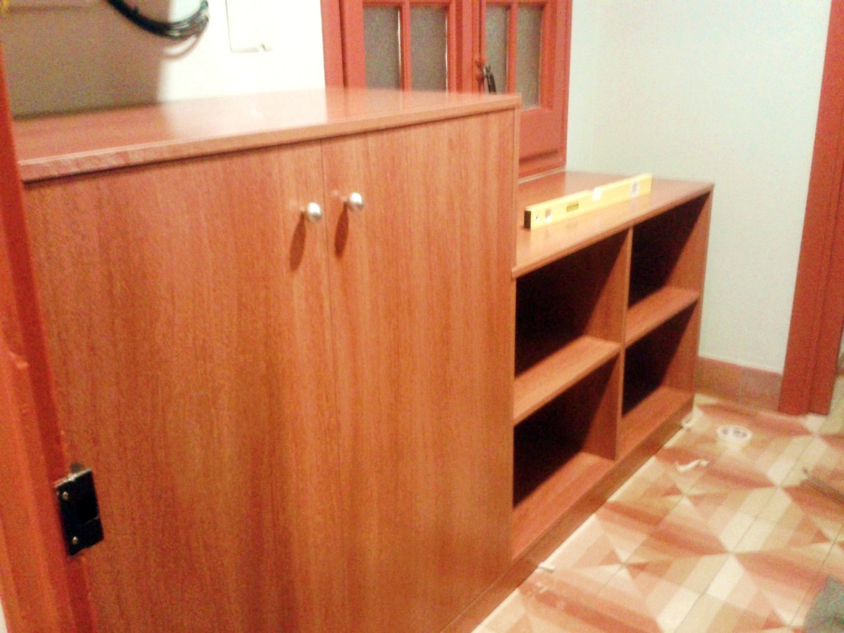 Armario de melamina de cedro