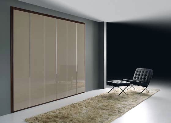 armario puertas cristal moka