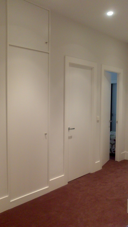 armario y puertas lacadas