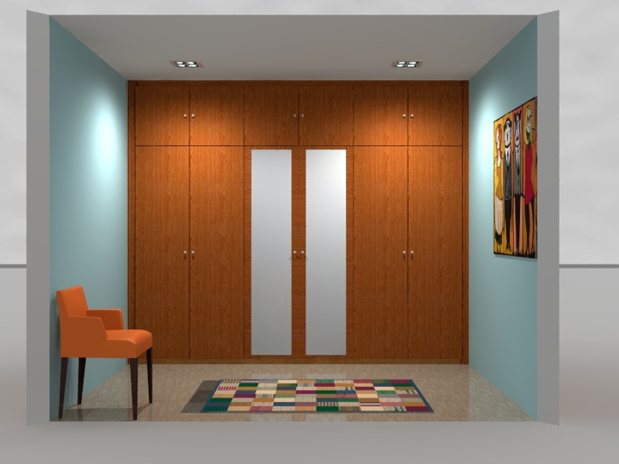 diseño 3D de armarios e interiores de armario
