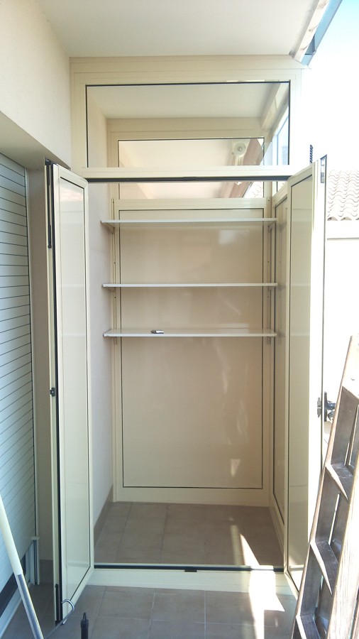 ARMARIOS EN TERRAZAS Y BALCONES