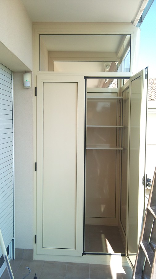 ARMARIOS EN TERRAZAS Y BALCONES