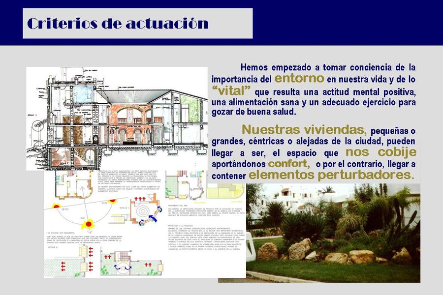 Arquyma. Arquitectura y Medioambiente. Criterios de actuación