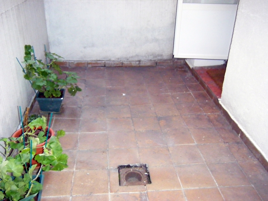 arreglo de patio interior "antes"