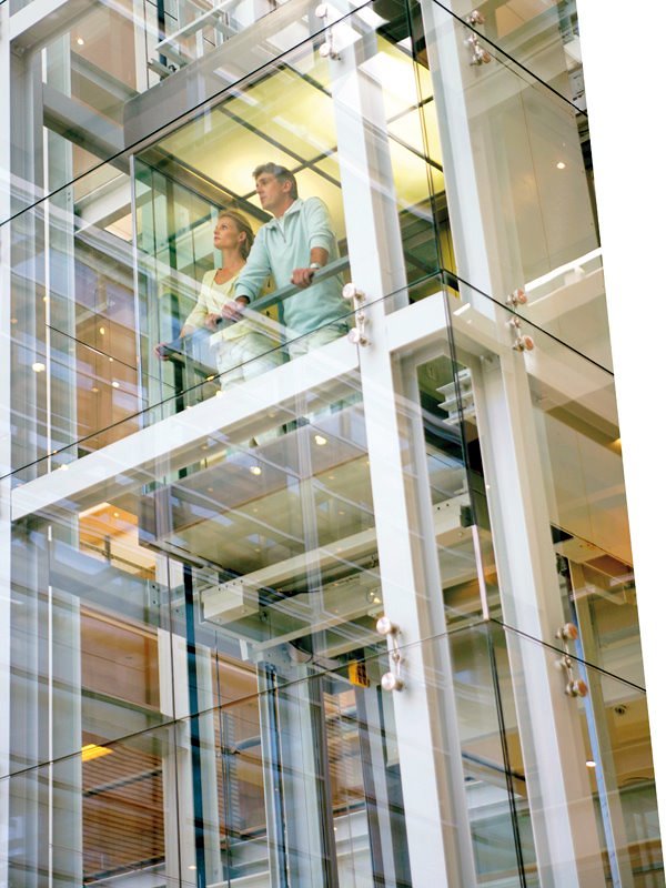 ASCENSOR ACRISTALADO