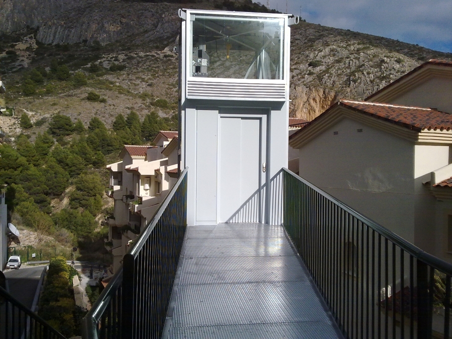 Ascensor panorámico Calpe