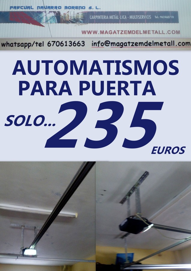 Automatismo para puerta seccional