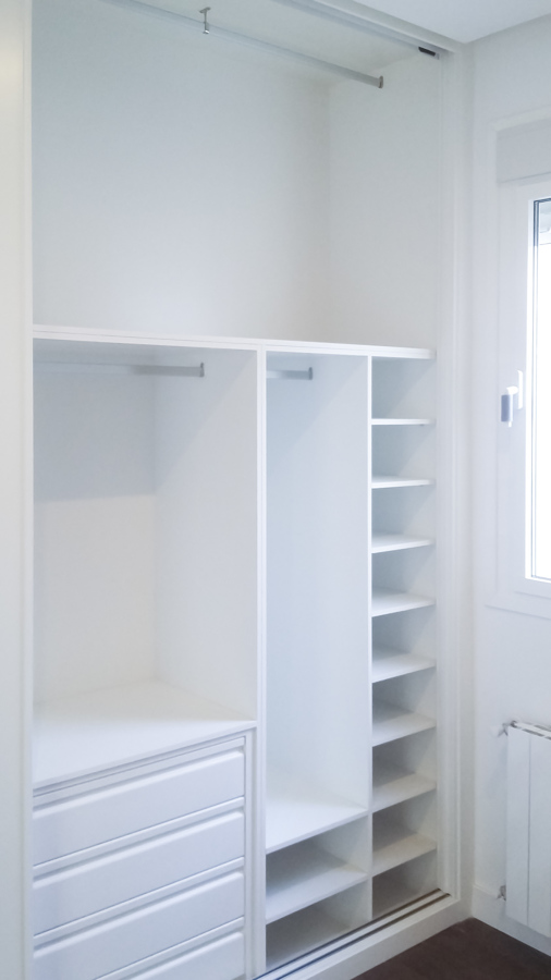 Interior armario a medida