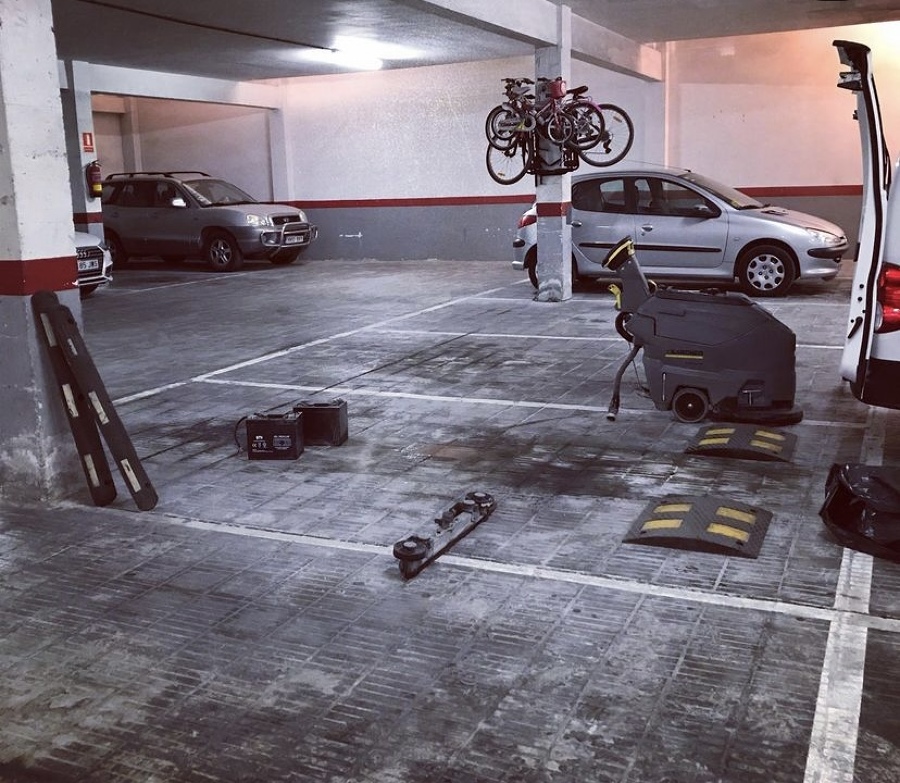 Limpieza parking