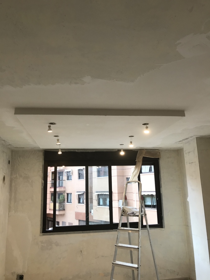 Isla pladur con halogenos