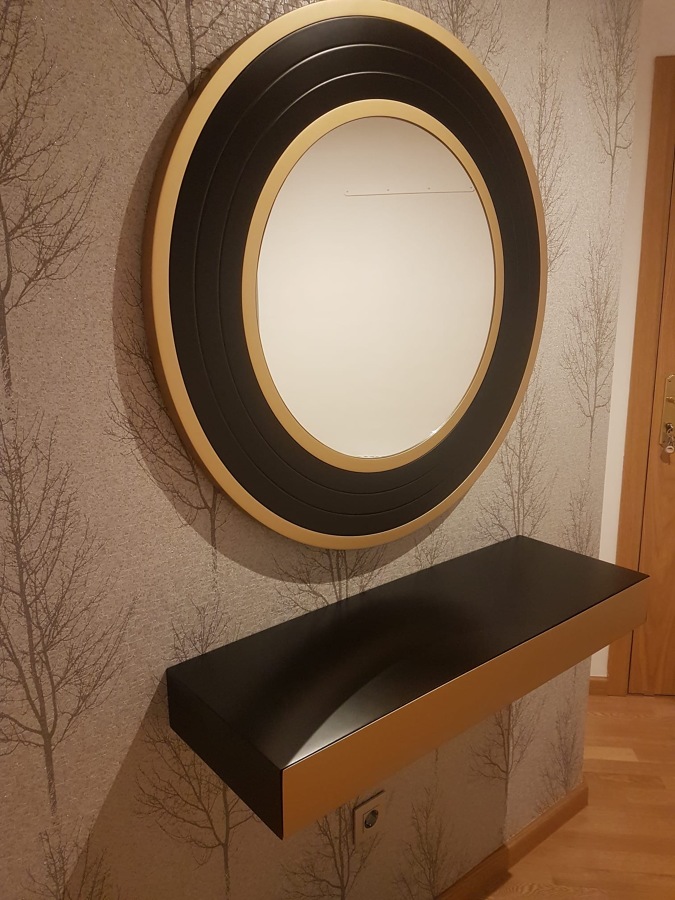 RECIBIDOR MÓDULO COLGADO Y ESPEJO