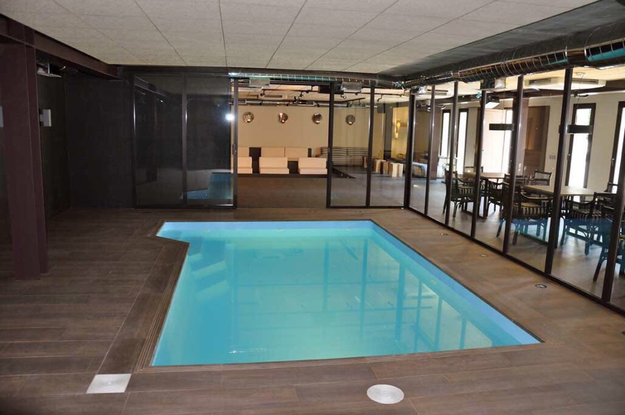 piscina de fibra