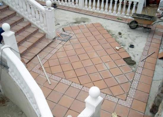 Balaustrada y solado