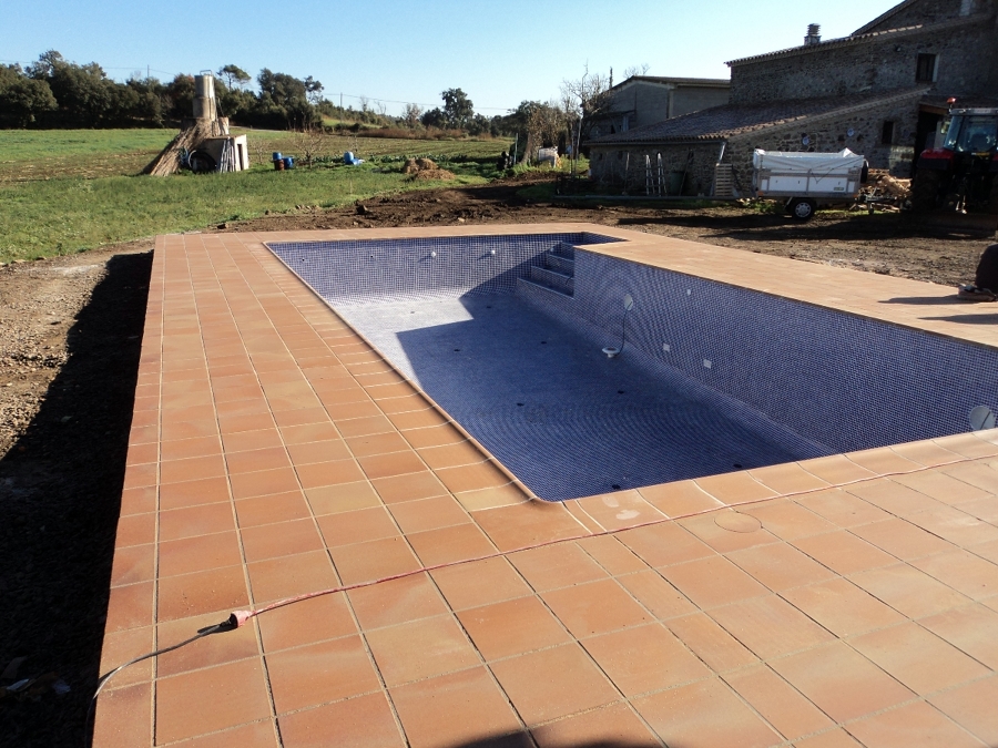 baldosa gres colocada