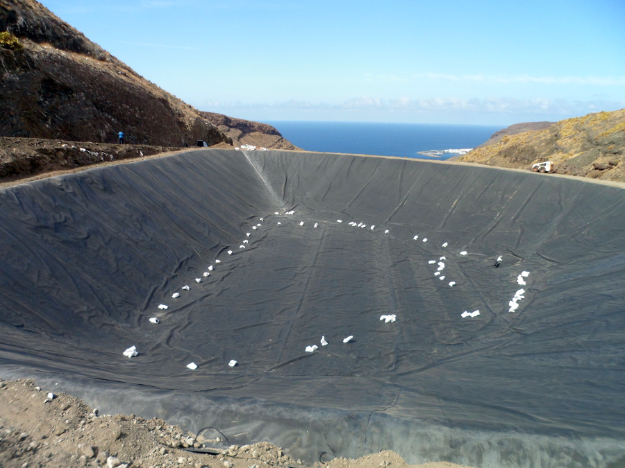 Balsa para riego en PEAD