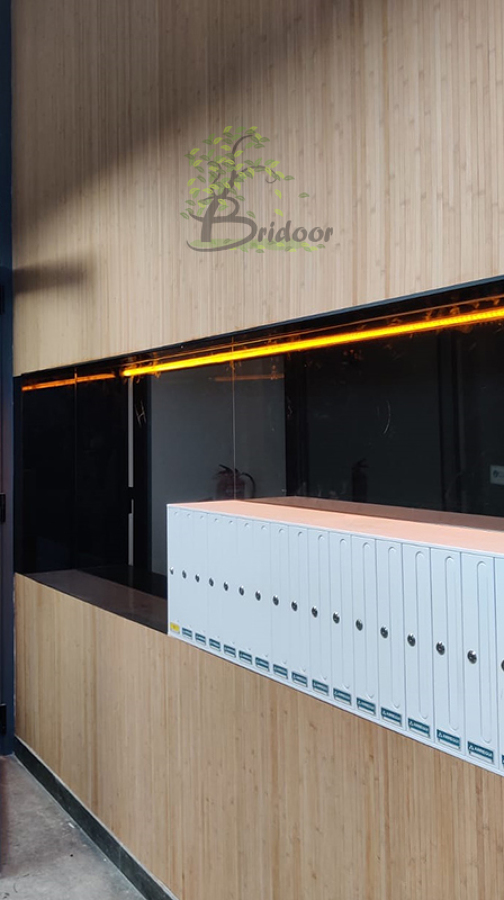 Gimnasio madera de bambú