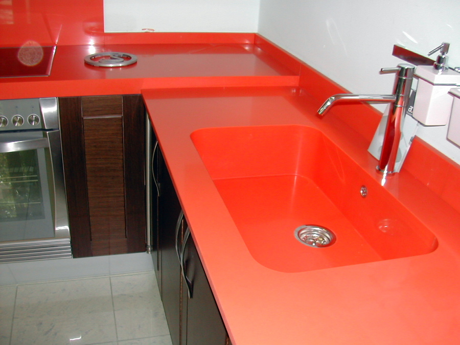 Bancada de silestone Naranja Cool