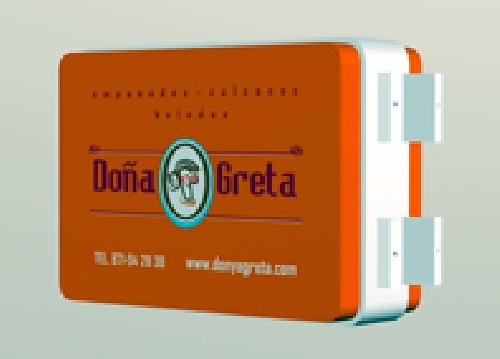 Banderola luminosa cantos redondos