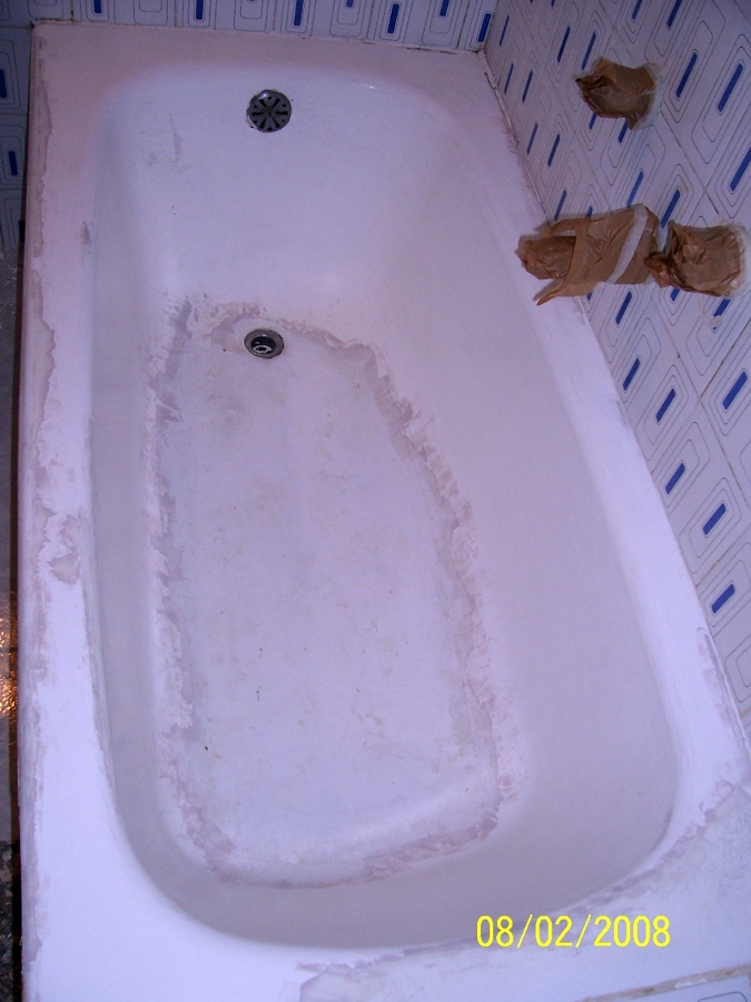 Bañera antes